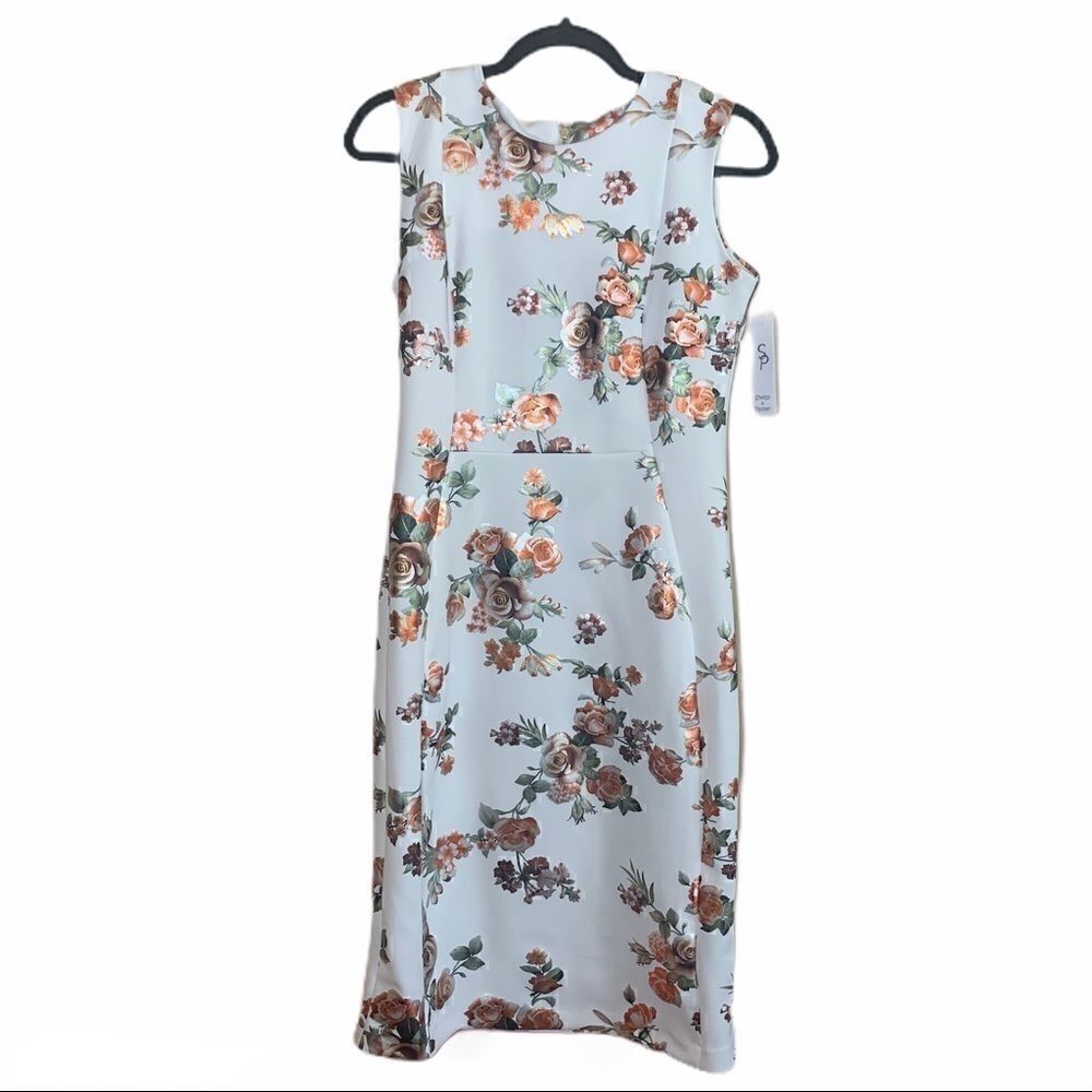 Shelby & Palmer BEAUTIFUL white floral dress